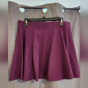 H&M Rich Purple Mini Skirt